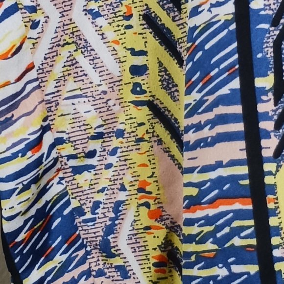 GIMMICKS by BKE| Mix Media Multicolor Embroidered Bomber Jacket Size Medium - Picture 7 of 11